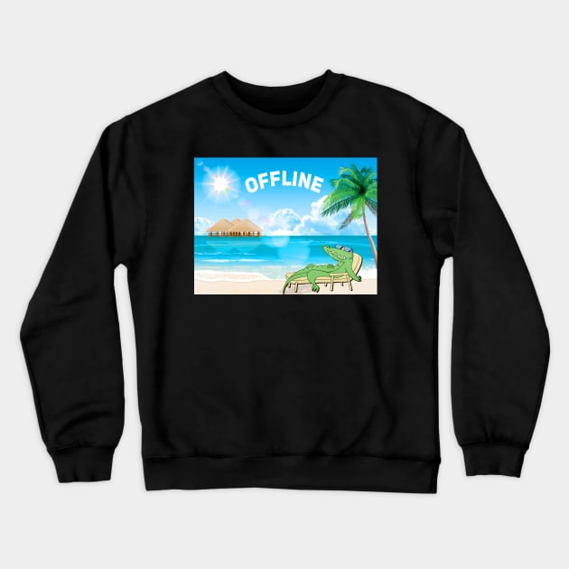 Offline Crewneck Sweatshirt by Forreta